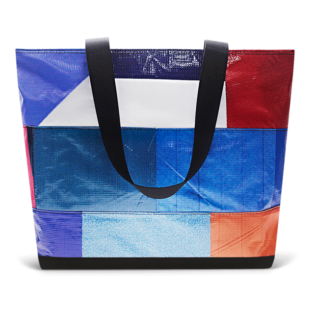 Patchwork Zippered Blake Tote