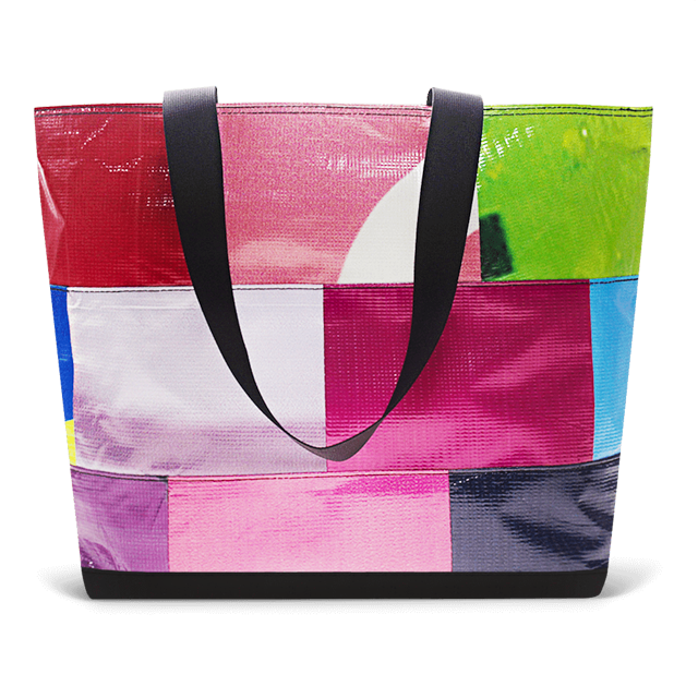 Patchwork Zippered Blake Tote