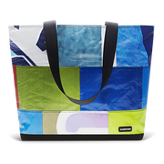Patchwork Zippered Blake Tote