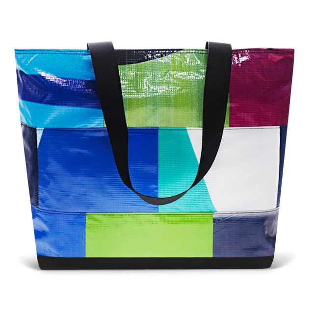 Patchwork Zippered Blake Tote