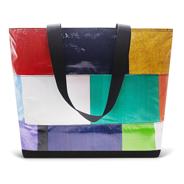Patchwork Zippered Blake Tote