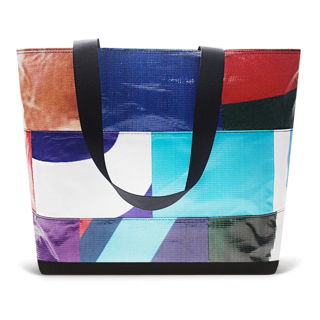 Patchwork Zippered Blake Tote
