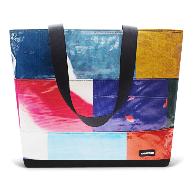 Patchwork Zippered Blake Tote
