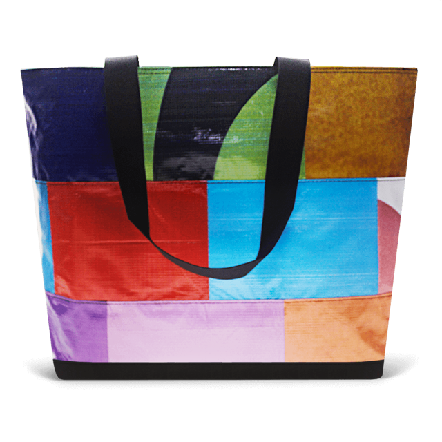 Patchwork Zippered Blake Tote
