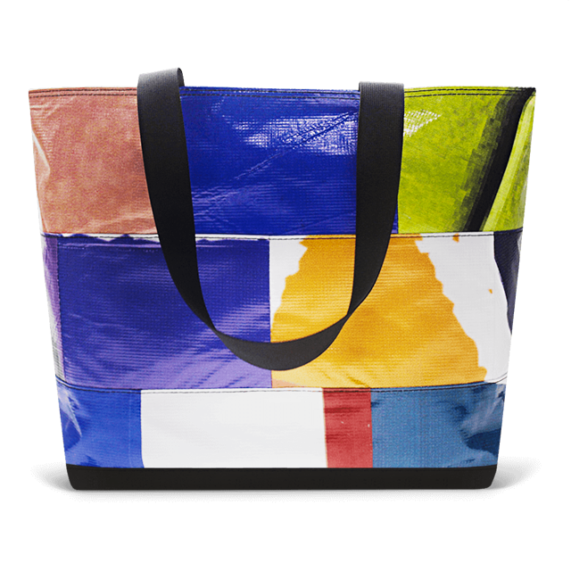 Patchwork Zippered Blake Tote