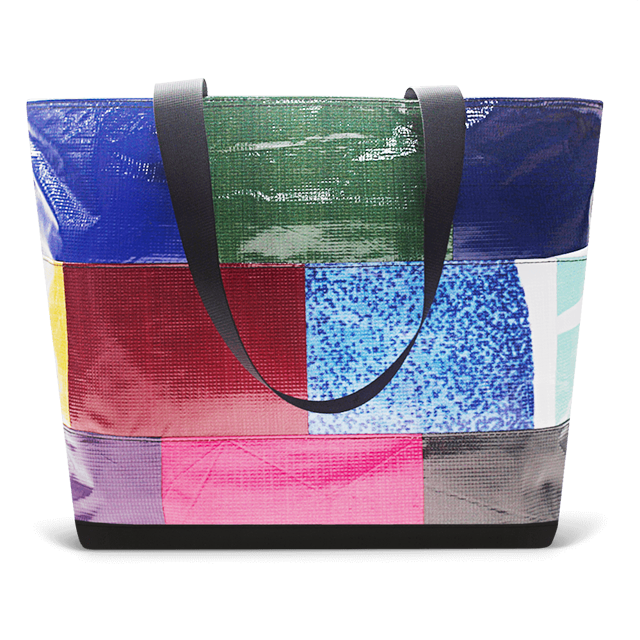 Patchwork Zippered Blake Tote