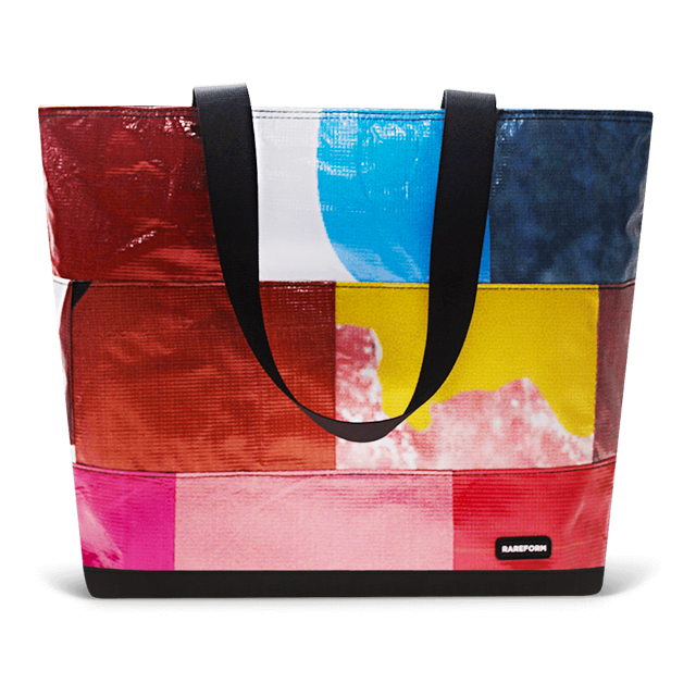 Patchwork Zippered Blake Tote