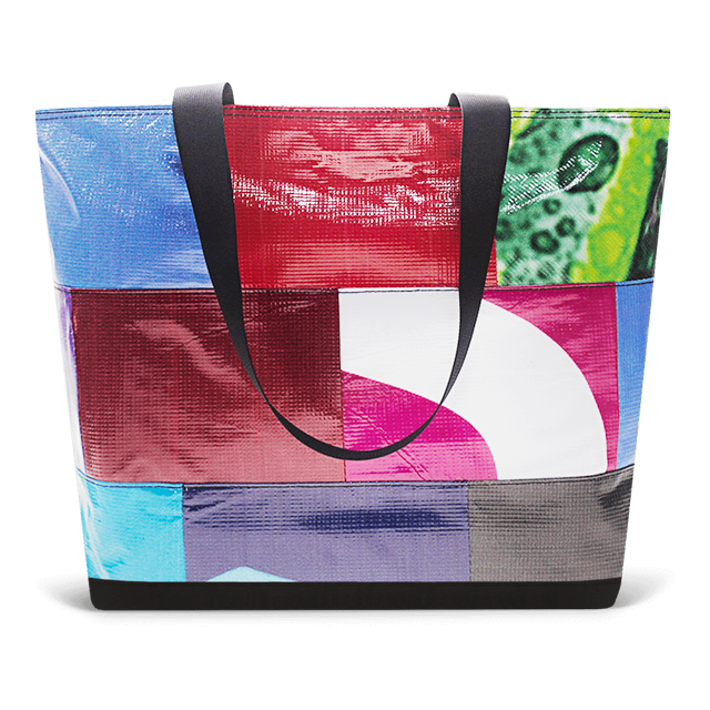 Patchwork Zippered Blake Tote