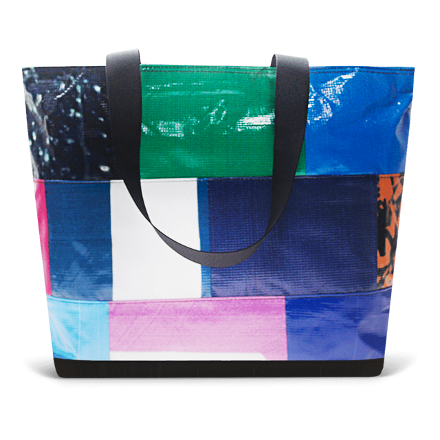 Patchwork Zippered Blake Tote