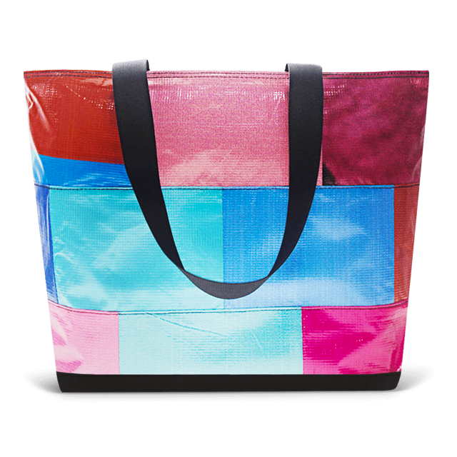 Patchwork Zippered Blake Tote