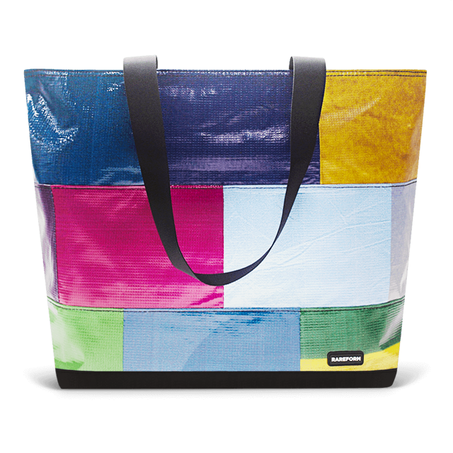 Patchwork Zippered Blake Tote