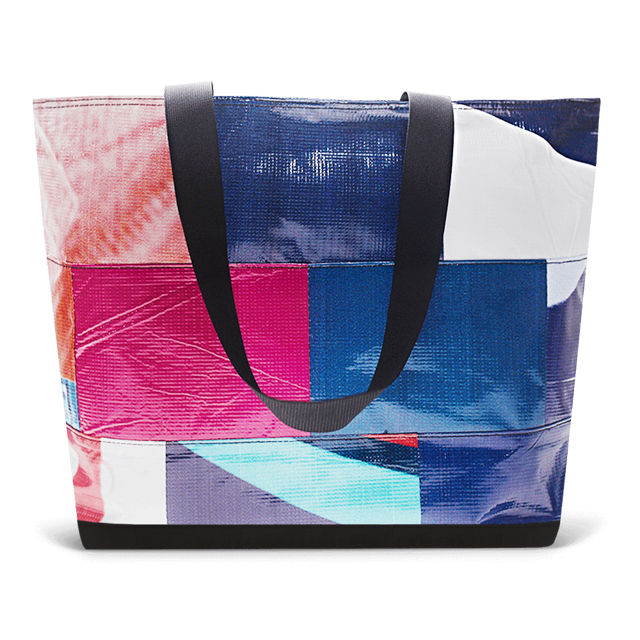 Patchwork Zippered Blake Tote