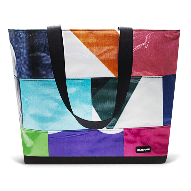 Patchwork Zippered Blake Tote