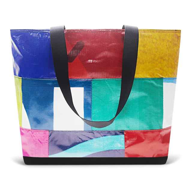Patchwork Zippered Blake Tote