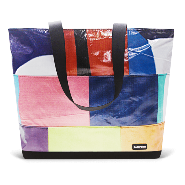 Patchwork Zippered Blake Tote