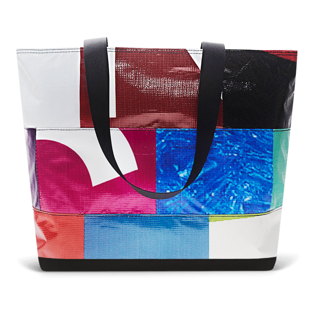 Patchwork Zippered Blake Tote
