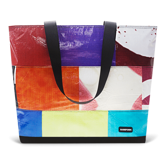 Patchwork Zippered Blake Tote
