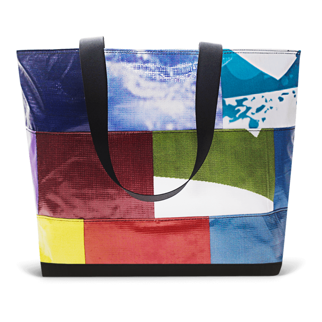 Patchwork Zippered Blake Tote