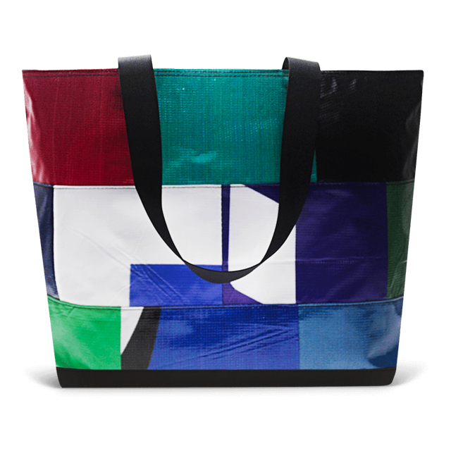 Patchwork Zippered Blake Tote