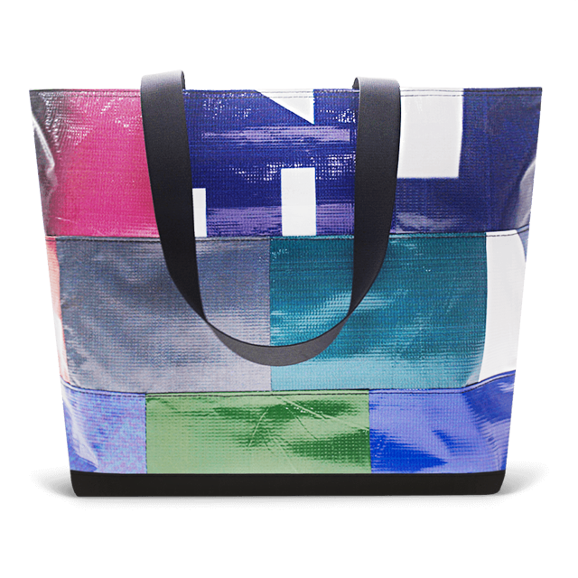Patchwork Zippered Blake Tote