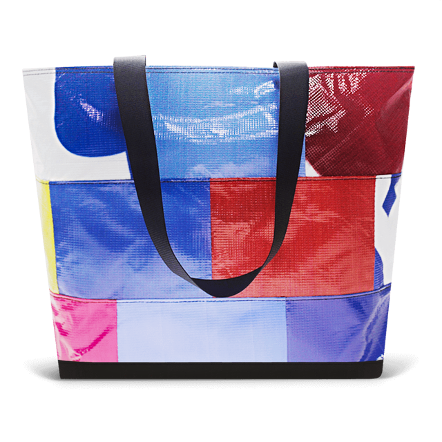 Patchwork Zippered Blake Tote