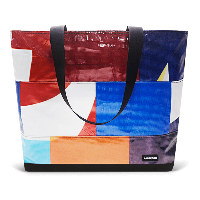 Patchwork Zippered Blake Tote