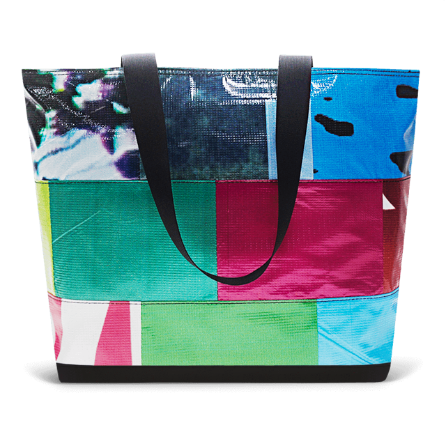 Patchwork Zippered Blake Tote