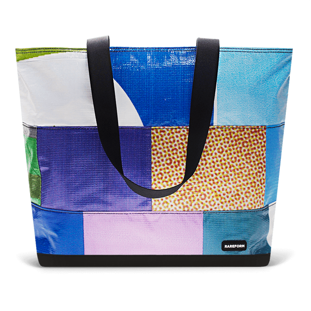 Patchwork Zippered Blake Tote