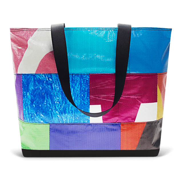 Patchwork Zippered Blake Tote