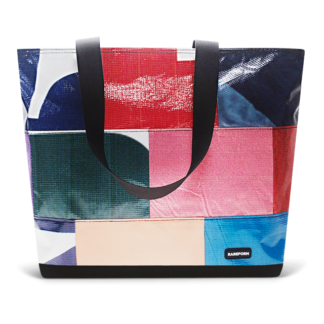 Patchwork Zippered Blake Tote