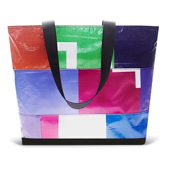 Patchwork Zippered Blake Tote