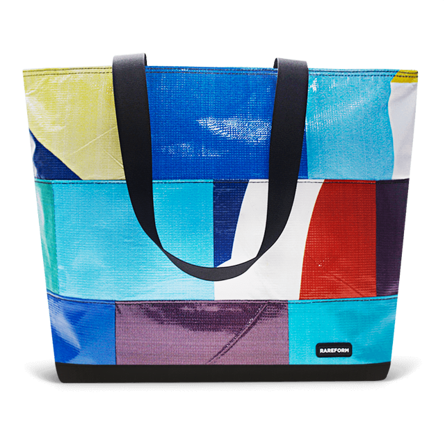 Patchwork Zippered Blake Tote