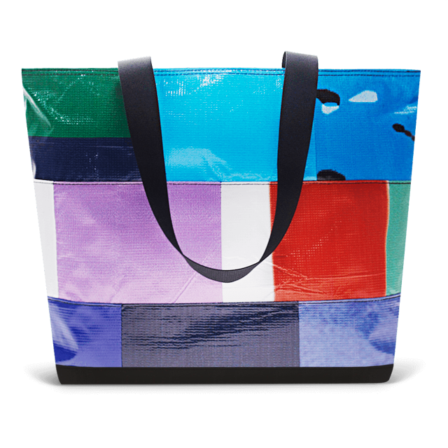 Patchwork Zippered Blake Tote