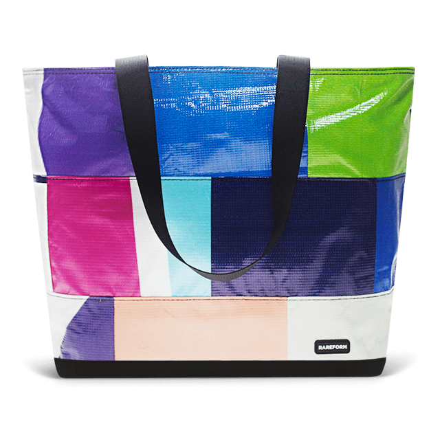 Patchwork Zippered Blake Tote