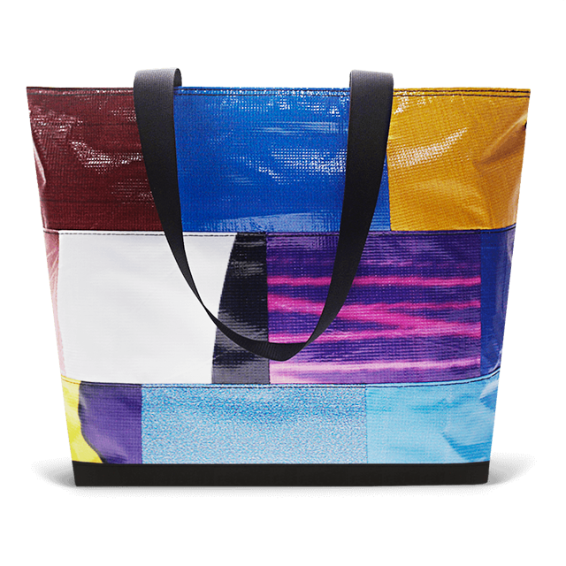 Patchwork Zippered Blake Tote