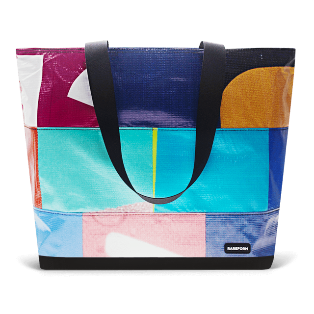 Patchwork Zippered Blake Tote