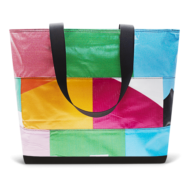 Patchwork Zippered Blake Tote