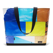 Patchwork Zippered Blake Tote