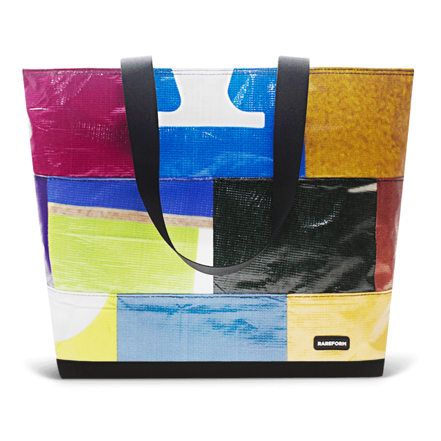 Patchwork Zippered Blake Tote