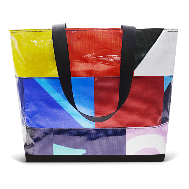 Patchwork Zippered Blake Tote