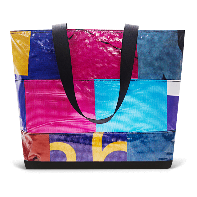 Patchwork Zippered Blake Tote