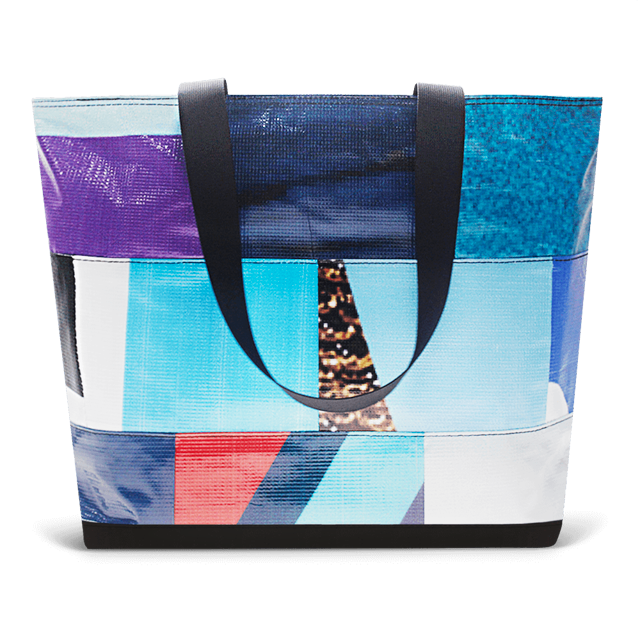 Patchwork Zippered Blake Tote