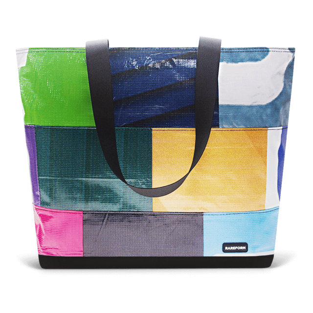 Patchwork Zippered Blake Tote