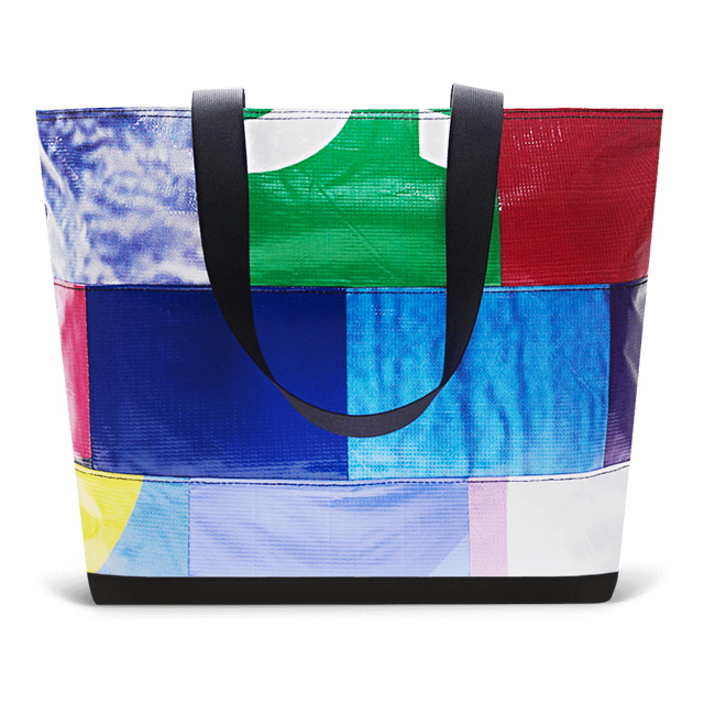 Patchwork Zippered Blake Tote