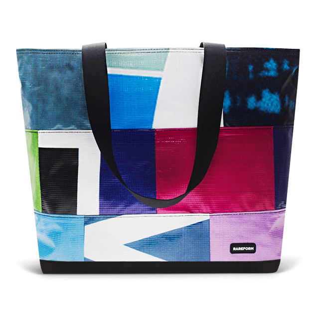 Patchwork Zippered Blake Tote