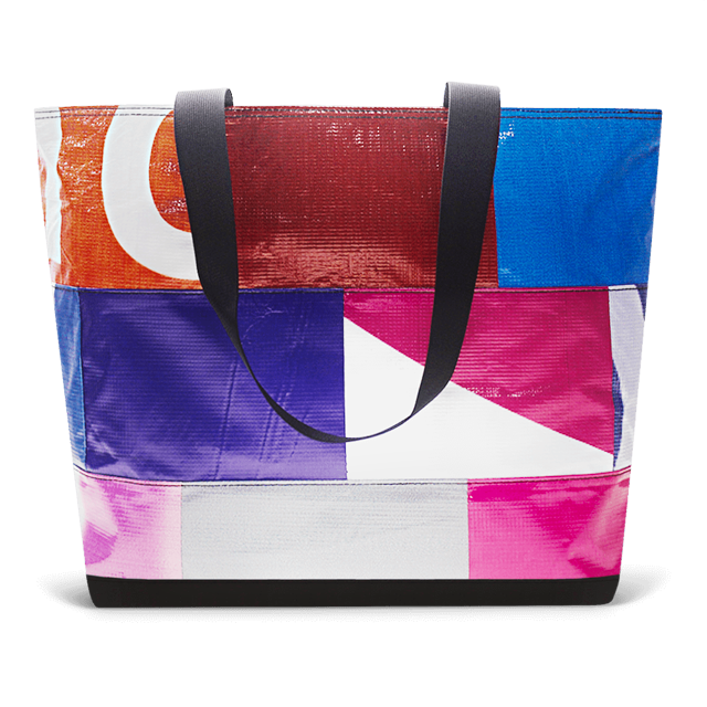 Patchwork Zippered Blake Tote