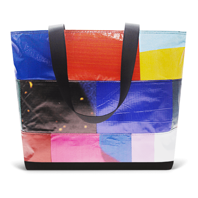 Patchwork Zippered Blake Tote