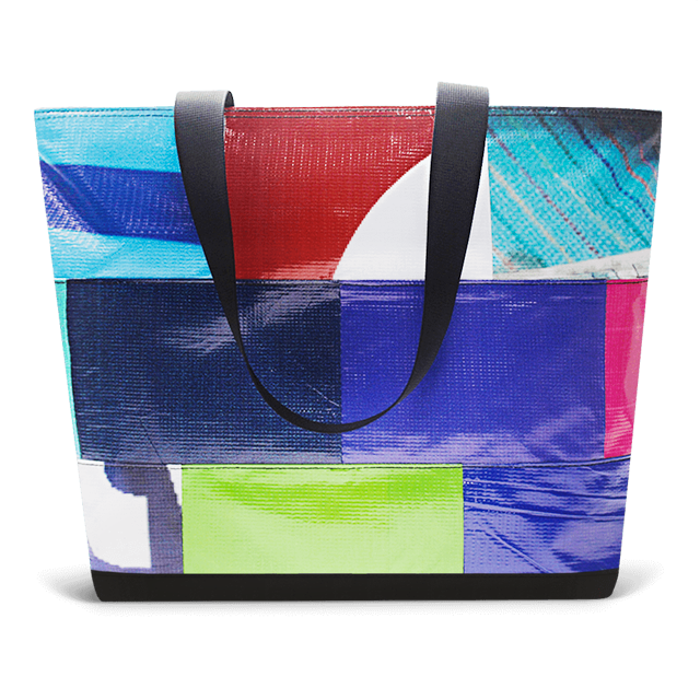 Patchwork Zippered Blake Tote