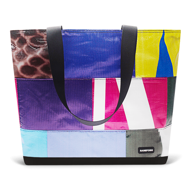 Patchwork Zippered Blake Tote