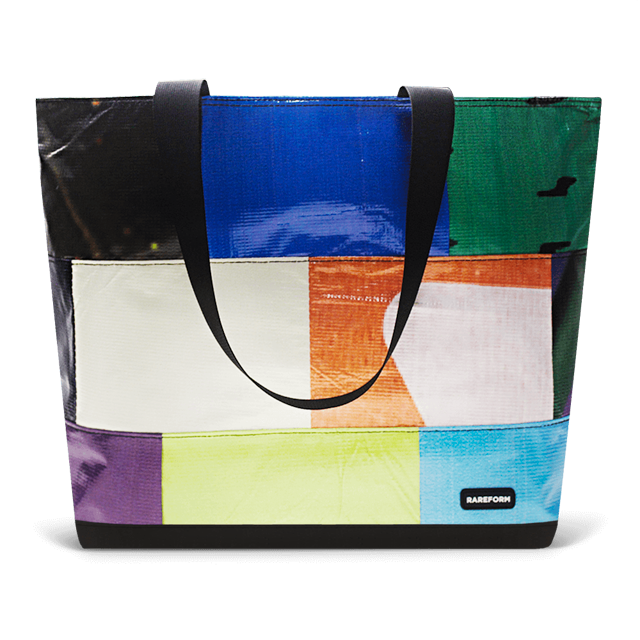 Patchwork Zippered Blake Tote